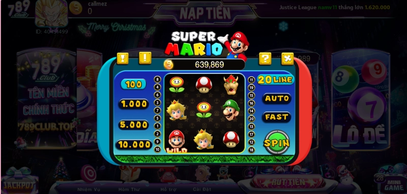 Mini game Super Mario – Nhận Jackpot cùng nhân vật tuổi thơ