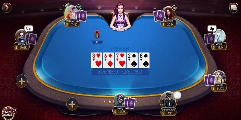 Poker là game bài đổi thưởng ăn khách nhất tại cổng game